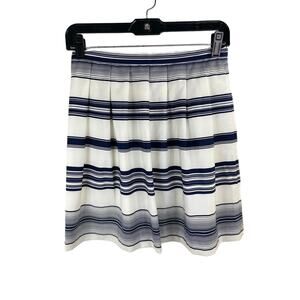 Vince Camuto Striped Pleated Cupcake Skirt
